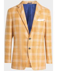 Kiton - Cashmere-Blend Plaid Sport Coat - Lyst