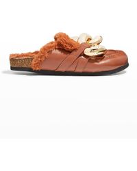 jw anderson chunky napa chain slide mules