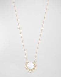 Piaget - Sunlight 18k Rose Gold Mother Of Pearl & Diamond Pendant Necklace - Lyst