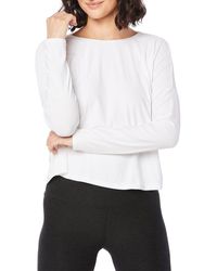 Beyond Yoga - Morning Light Cropped Pullover - Lyst
