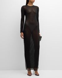 Le Superbe - Net Worth Kate Long-Sleeve Maxi Dress - Lyst