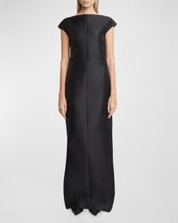Givenchy - Backless Column Gown With Foldover Detail - Lyst
