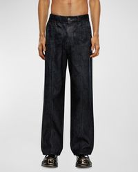DIESEL - D-Chino-Work 0Pgaz Straight Jeans - Lyst