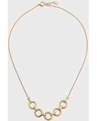 Marco Bicego - Jaipur Link 18k Yellow & White Gold Diamond Link Necklace - Lyst