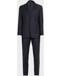 Giorgio Armani - Tonal Micro Pinstripe Two-Piece Suit - Lyst
