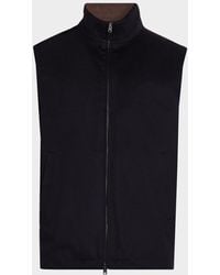Herno - Apos;S Wool-Cashmere Zip-Front Vest - Lyst