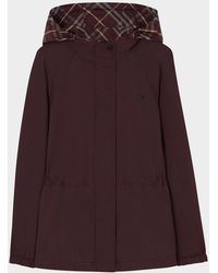 Burberry - Shifford Reversible Check Hooded Jacket - Lyst