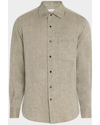 Loro Piana - Andre Summer Linen Casual Button-Down Shirt - Lyst