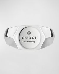 Gucci - Trademark Wide Ring - Lyst
