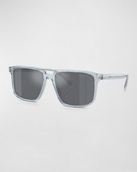 Prada - Acetate And Plastic Square Sunglasses - Lyst