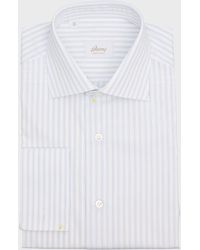 Brioni - Cotton Fancy Stripe Dress Shirt - Lyst