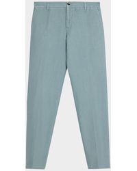 Isaia - Apos;S Cotton And Linen Straight-Leg Pants - Lyst