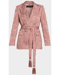 Kobi Halperin - Nia Double-Breasted Jacquard Jacket - Lyst
