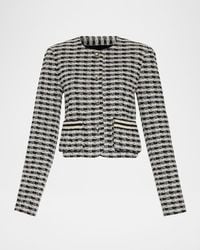 Ramy Brook - Thomas Gingham Tweed Jacket - Lyst