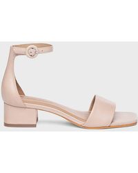 Bernardo - Jalena Leather Ankle-Strap Sandals - Lyst