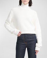 Ferragamo - Long-Sleeve Turtleneck Sweater - Lyst
