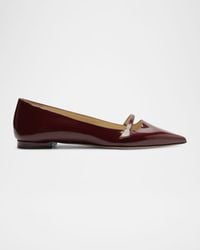 Alexandre Birman - Tita Shiny Leather Mary Jane Ballerina Flats - Lyst