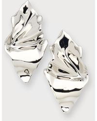 Alexis - Crumpled Small Post Earrings - Lyst