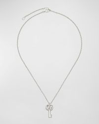 Gucci - GG Marmont Sterling Silver Key Necklace - Lyst