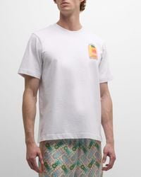 Casablancabrand - Gradient L'Arche Crewneck T-Shirt - Lyst