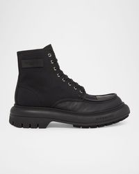 Givenchy - Apos;S New Outdoor Canvas And Leather Lace-Up Boots - Lyst