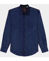 Robert Graham - Apos;S Noble Touch Silk Jacquard Button-Down Shirt - Lyst