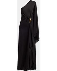 Tom Ford - One-Shoulder Light Silk Evening Gown - Lyst