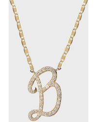 Lana Jewelry - 14k Malibu Diamond Initial Necklace - Lyst