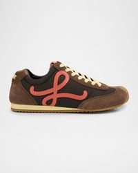 Loewe - Apos;S Ballet Runner 2.0 Nylon & Calfskin Sneakers - Lyst