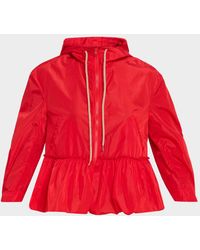 Simone Rocha - Ruffle Frill Peplum Track Jacket - Lyst