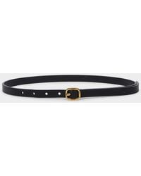 Loewe - Rounded Leather Belt - Lyst