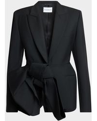 Givenchy - Wool-Mohair Bow Jacket - Lyst