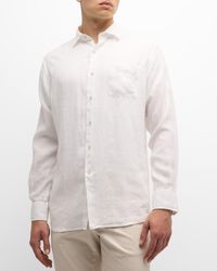 Peter Millar - Coastal Garment-Dyed Linen Sport Shirt - Lyst
