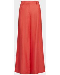 Twp - Dees Cotton Linen Wide-Leg Trousers - Lyst