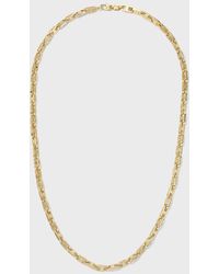 Roberto Coin - White Gold Anchor-link Necklace, 28"l - Lyst