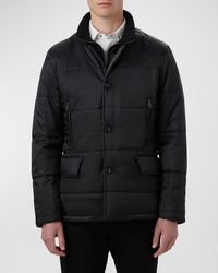 Bugatchi - Quilted Jacket With Inner Bib - Lyst