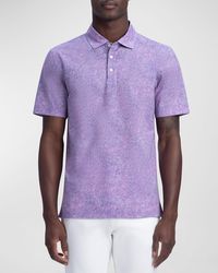 Bugatchi - Ooohcotton Tech Victor Marble Polo Shirt - Lyst
