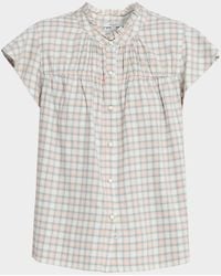 Rails - Ruthie Plaid Button-Front Top - Lyst