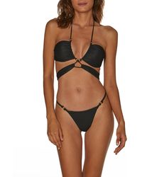 ViX - Beaded Cutout Bikini Top - Lyst