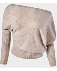 Altuzarra - Paxi Off-The-Shoulder Cashmere Sweater - Lyst