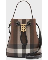Bucket bags Burberry - Heston canvas Check small bag - 4049554