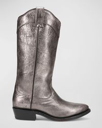 Frye - Billy Daisy Leather Tall Western Boots - Lyst
