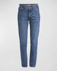 Co. - High-Rise Tapered Straight-Leg Denim Jeans - Lyst