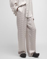 Balenciaga - Logo Printed Pajama Pants - Lyst