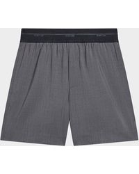 Helmut Lang - Wool Pull-On Car Shorts - Lyst