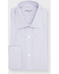 Charvet - Multi-Stripe Cotton Dress Shirt - Lyst