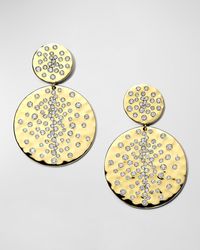 Ippolita - 18k Stardust Small Crinkle Crazy 8's Earrings With Diamonds - Lyst