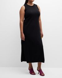 Minnie Rose Plus - Plus Size Frayed-edge Cashmere-blend Dress - Lyst