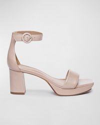 Bernardo - Carla Leather Ankle-Strap Sandals - Lyst