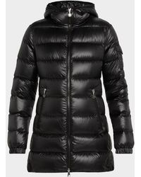Moncler - Glements Hooded Mid-Length Down Jacket - Lyst